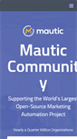 Mobile Screenshot of mautic.org